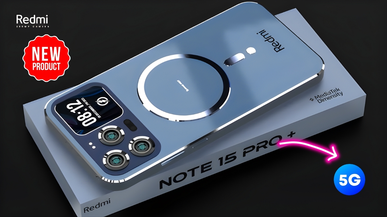 Redmi Note 15 Pro+ 5G Launch: 200MP Camera 120W Fast Charging & Massive 7000mAh Battery