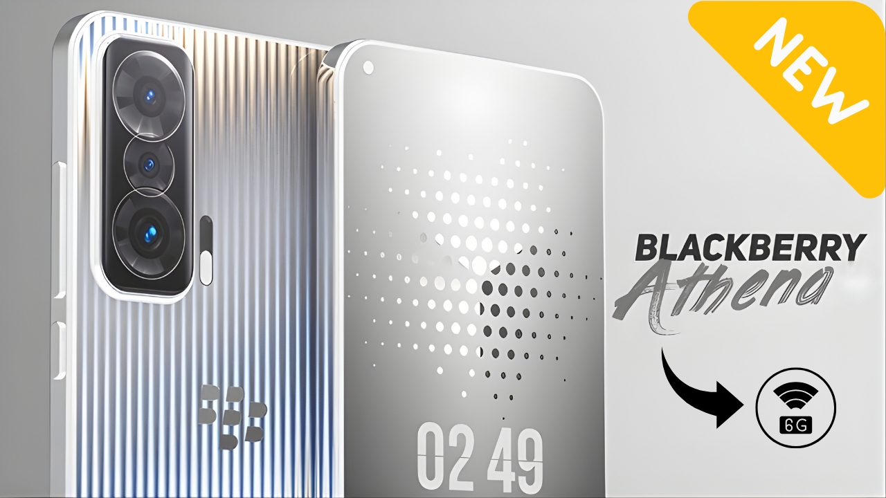 BlackBerry Athena 6G Launch: Triple 200MP Cameras 7400mAh Battery and Snapdragon 8 Gen 3